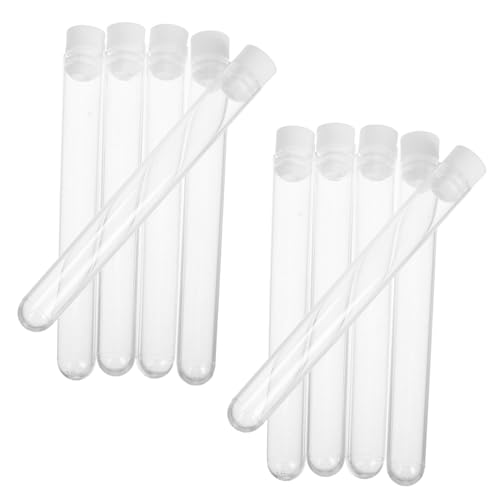 Homoyoyo 15 Stück Teiliges Transparente Mascara Wand Röhrchen mit Kappen Wiederverwendbare Aufbewahrungsbehälter für Wimpernbürsten Passend Brustgeschützt Leicht zu Reinigen für Make Up von Homoyoyo