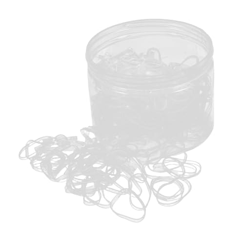 Homoyoyo 1500 Stück Teiliges Kleine Transparente Haargummis Elastische Mini Gummibänder Weiche Rutschfeste Haargummis für Mädchen Zuverlässiger Halt Schonend für Alltag Sport und Frisuren von Homoyoyo