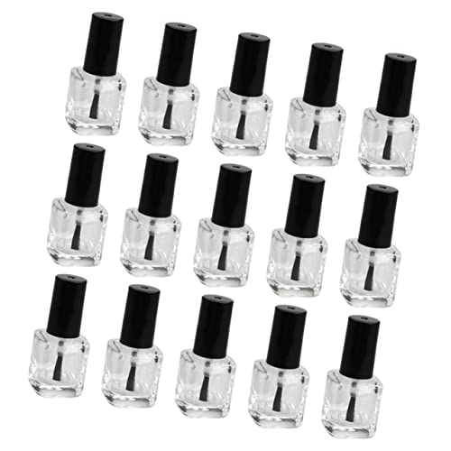 Homoyoyo 15stücke Nagellackflaschen Glas Transparent Mit Pinsel Schwarze Behälter Für Nail Polish Diy Nail Oil Making Homoyoyo 15stücke Nagellackflaschen Glas Transparent Mit Pinsel Schwarze Behälter Für Nail Polish Diy Nail Oil Making von Homoyoyo