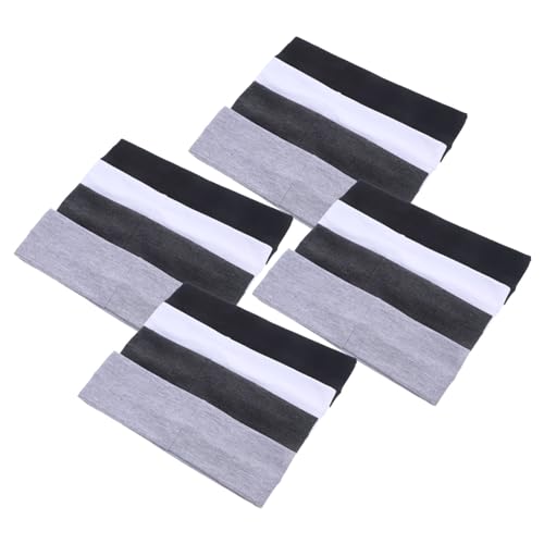 Homoyoyo 16 Stück Elastische Sportstirnbänder Damen Weiche Hautfreundliche Haarbänder in Klassischem Design für Yoga Fitness Laufen Vielseitig und Rutschfest für Erwachsene von Homoyoyo