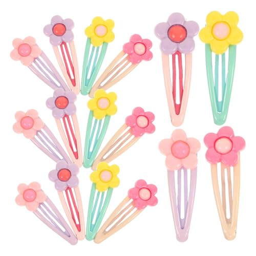 Homoyoyo 16stücke Blumenhaarspangen Für Mädchen Blumenclips Koreanische Haaraccessoires Mit Blumendekor Leicht Und Langlebig Für Tägliche Styling von Homoyoyo