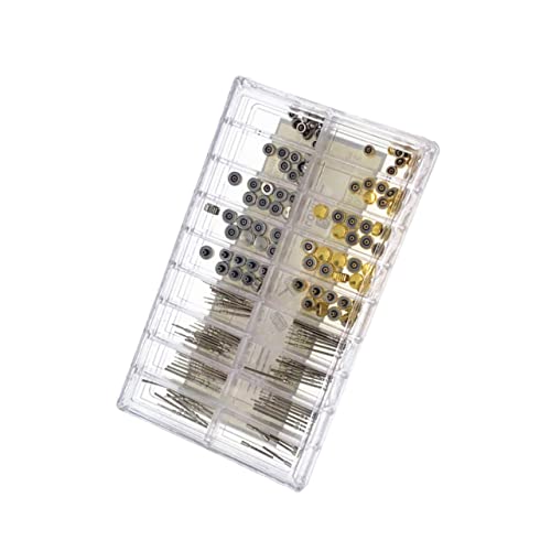 Homoyoyo 170 Teiliges Kronenstangen Zubehör Zeiger Kit Uhr Für Herren Teile Federsteg Reparaturwerkzeug Uhrenschaft Uhrenrohr wasserdichte Uhrenkrone Federstegkrone von Homoyoyo