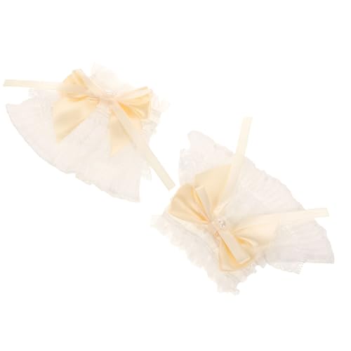 Homoyoyo 1Paar Damen Handgelenkmanschetten Spitze Abnehmbare Ärmelmanschetten Für Teeparty Hochzeit Cosplay Accessoires Klassischem von Homoyoyo