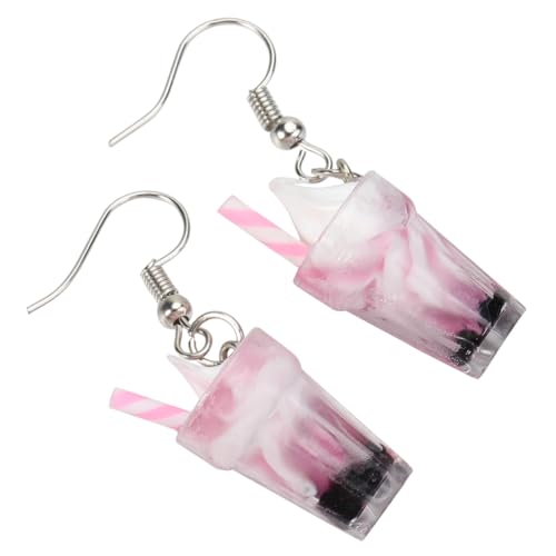 Homoyoyo 1Paar Eiscremeform Ohrhänger Für Damen Lustige Perlen Ohrringe Milchtee Design Für Partys Hochwertigem Material Gefertigt Zufällige Designs Homoyoyo 1Paar Eiscremeform Ohrhänger Für Damen Lustige Perlen Ohrringe Milchtee Design Für Partys Hochwertigem Material Gefertigt Zufällige Designs von Homoyoyo