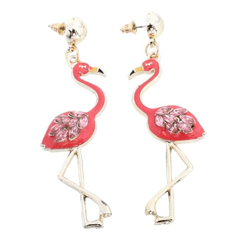 Homoyoyo 1Paar Flamingo Ohrringe Ohrstecker Für Frauen Farbenfroher Ohrschmuck Einzigartiger Flamingo Design Für Besondere Anlässe Alltägliche Outfits von Homoyoyo