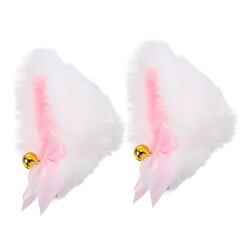 Homoyoyo Katzenohren Haarclips Für Party Und Cosplay Leicht Und Einfach Zu Befestigen Schickes Kopfschmuck-design Für Halloween Und Kostümpartys von Homoyoyo