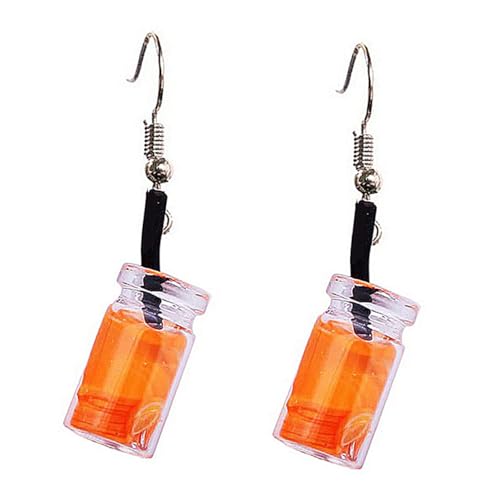 Homoyoyo 1Paar Kreative Ohrhänger für Damen Lustige Baumelnde Ohrringe Strapazierfähigem Material Partys oder Exquisites Orange Homoyoyo 1Paar Kreative Ohrhänger für Damen Lustige Baumelnde Ohrringe Strapazierfähigem Material Partys oder Exquisites Orange von Homoyoyo