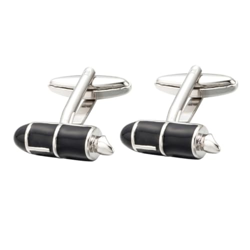Homoyoyo 1Paar Manschettenknöpfe Im Pen Design Herren Manschettenverzierungen Hochwertigem Für Hochzeiten Formelle Anlässe Festliche Events Homoyoyo 1Paar Manschettenknöpfe Im Pen Design Herren Manschettenverzierungen Hochwertigem Für Hochzeiten Formelle Anlässe Festliche Events von Homoyoyo