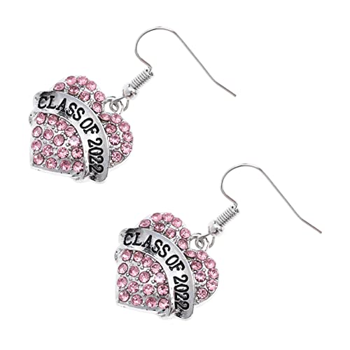Homoyoyo 1Paar Ohrringe Herzform Mit Rhinestones Abschluss Ohrschmuck Modischer Schmuck Für Graduierung Für Absolventinnen Frauen Homoyoyo 1Paar Ohrringe Herzform Mit Rhinestones Abschluss Ohrschmuck Modischer Schmuck Für Graduierung Für Absolventinnen Frauen von Homoyoyo