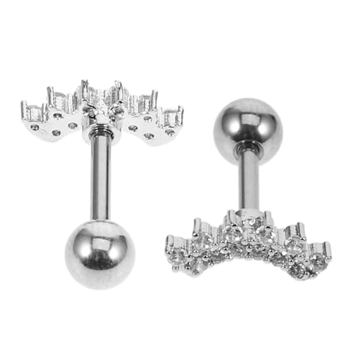 Homoyoyo 1Paar Ohrstecker Für Damen Mit Intarsien Eleganter Modeschmuck Teiliges Leicht Angenehm Zu Verschiedene Anlässe Outfits von Homoyoyo