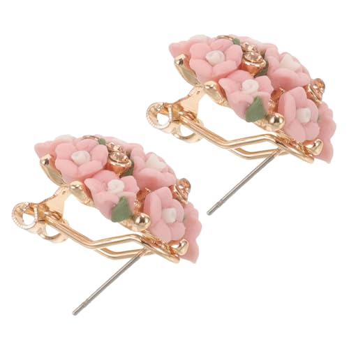 Homoyoyo 1Paar Ohrstecker Für Damen Moderne Ohrringe Blumenform Leicht Komfortabel Partys Tägliche Outfits von Homoyoyo