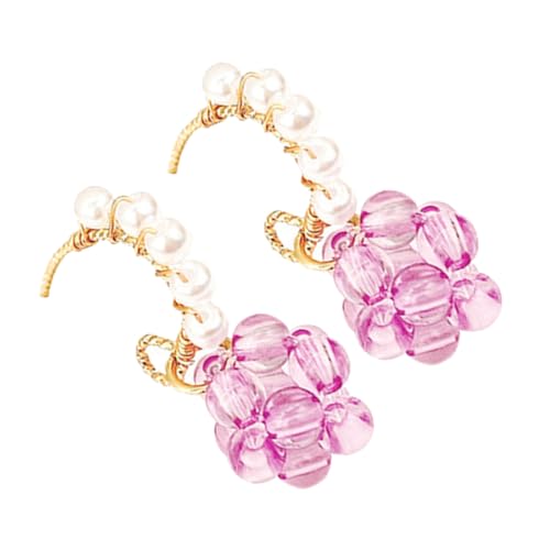Homoyoyo 1Paar Perlenohrringe Für Damen Simulation Perlen Ohrschmuck Stilvolle Kleine Ohrstecker Sanftem Eleganter Modischer Ohrschmuck von Homoyoyo