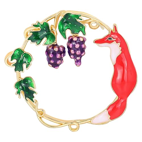 Homoyoyo 1Pc Fuchs Brosche Boutonniere Emaille Pins Broschen Für Frauen Kragen Pin Kreative Abzeichen Legierung Brosche Mode Brosche Rot Homoyoyo 1Pc Fuchs Brosche Boutonniere Emaille Pins Broschen Für Frauen Kragen Pin Kreative Abzeichen Legierung Brosche Mode Brosche Rot von Homoyoyo