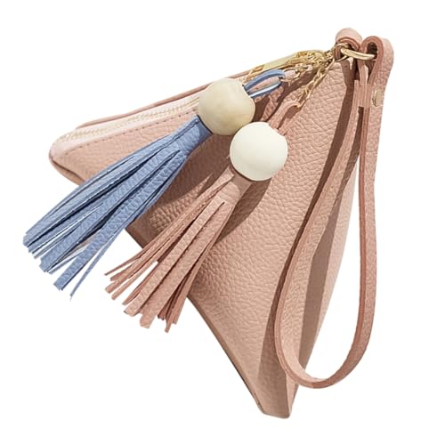 Homoyoyo 1stück Mini Zipper Wallet Triangular Handbag Für Damen Pu Schlüsselbörse Für Alltag Shopping Und Ausgehen Und Für Kleine Essentials von Homoyoyo