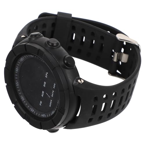 Homoyoyo 1Pc Schwarze Elektronische Uhr Digitaluhr Armbanduhr Outdoor Uhr Sport Elektronische Uhr Herrenuhr Business Uhr wasserdichte Sportuhr Outdoor Sportuhr Kunststoff von Homoyoyo