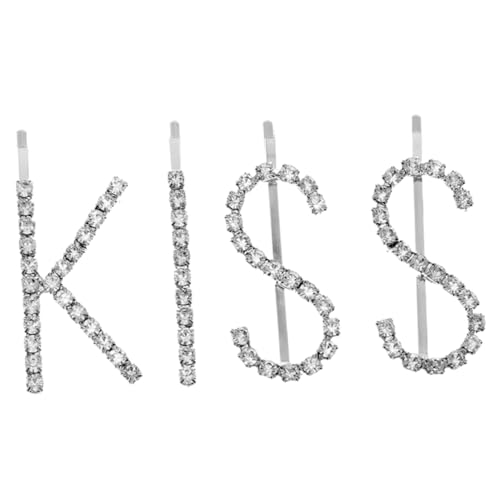 Homoyoyo Buchstaben-haarspangen Mit Strass Für Mädchen Stilvolle Haaraccessoires Für Jeden Anlass Perfektes Für Angehörige Und Familie von Homoyoyo