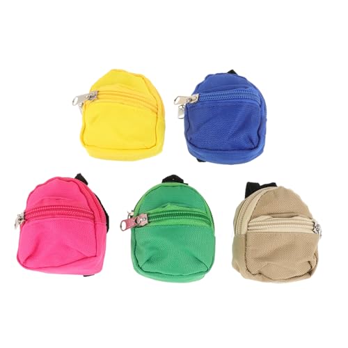 Homoyoyo 1Satz Mini Rucksack Schlüsselanhänger Kreative Münztüten Wechseln Von Geldbörsen Dekoration Für Taschen Hochwertiges Zufällige Farben von Homoyoyo