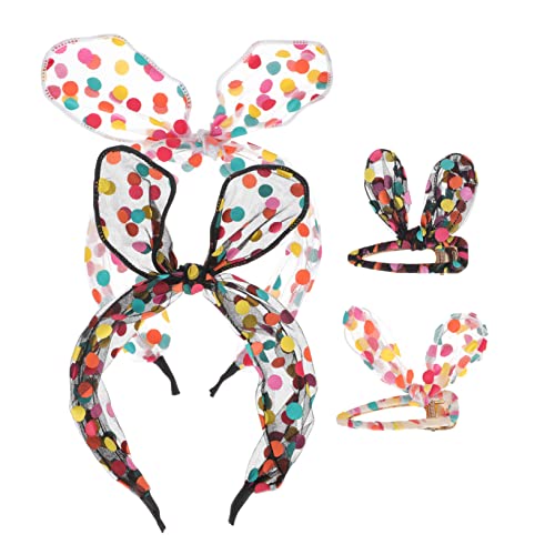 Homoyoyo 1Satz Teiliges Ostern Haarreifen Mit Hasenohr Haarspangen Kreative Für Karneval Geburtstagsfeiern Cosplay Für Erwachsene von Homoyoyo