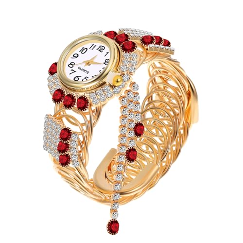 Homoyoyo Quarzuhr Für Damen Aus Legierung Mode-Uhr Mit Metallarmband Quarzarmbanduhr Für Frauen Schlichtes Und Stilvolles Design Praktisch Und Komfortabel von Homoyoyo