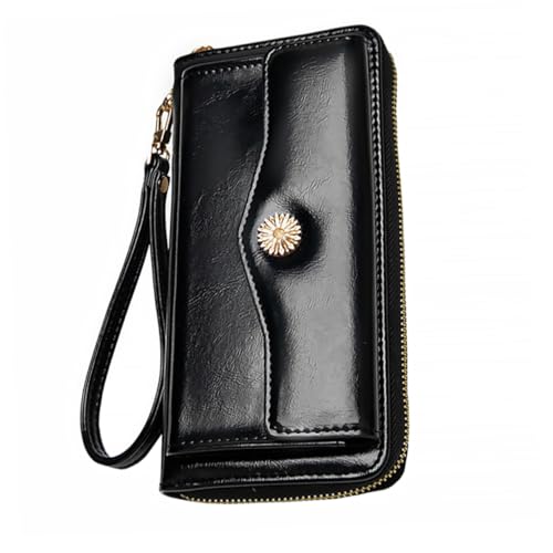 Homoyoyo 1stück Tragbare Damen Geldbörse Große Kapazität Change Purse Mit Handgelenkband Für Kleingeld Visitenkarten Und Kleine Gegenstände von Homoyoyo