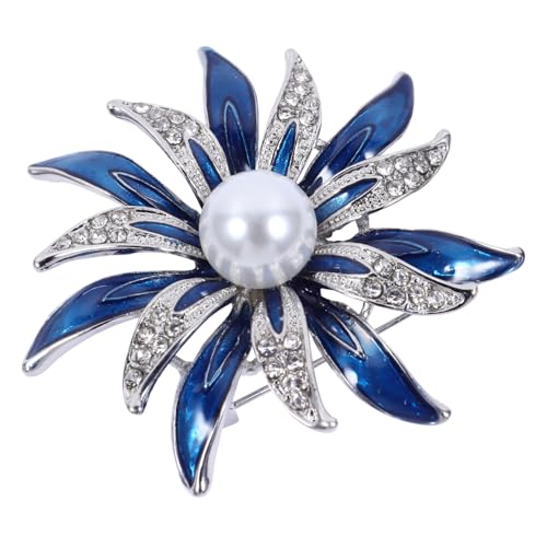 Homoyoyo 1Stück Dekorative Blumenbrosche Legierung Elegantes Bekleidungszubehör für Frauen für Hochzeiten Geburtstage Anlässe für Freunde Familie von Homoyoyo