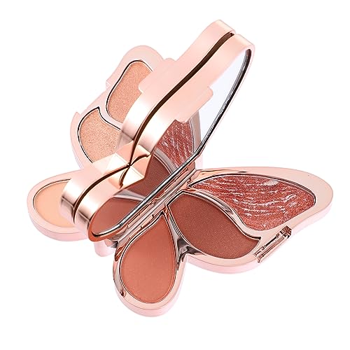 Homoyoyo Lidschattenpalette Für Mädchen Und Frauen Mit Wangenrouge Und Nützlicher Grundierung Aus Hochwertigen Materialien Langlebig Und Einfach Zu Bedienen von Homoyoyo