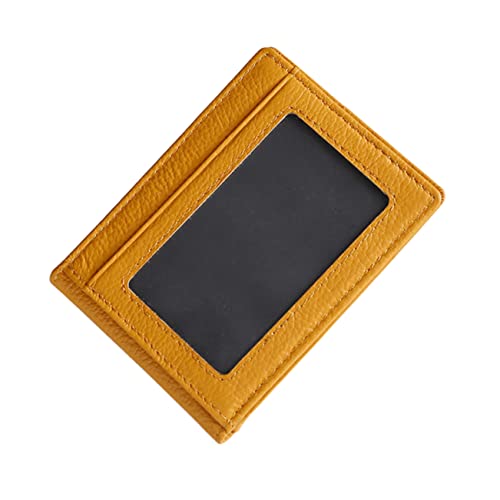 Homoyoyo 1stück Echtes Kartenetui Für Damen Und Herren Multifunktionale Kartenmappe Für Kreditkarten Id-Karten Und Visitenkarten Kompakt Und Leicht Für Unterwegs RFID-blockierend von Homoyoyo