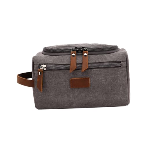 Homoyoyo Reise-Aufbewahrungstasche Aus Leinwand Mit Griff Tragbare Kosmetiktasche Für Männer Geeignet Für Camping Und Reisen Als Toiletry Lagerung Tasche Oder Stofftasche Zu Verwenden von Homoyoyo