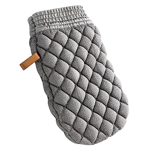 Homoyoyo Männer Duschschrubber Handtuch Peeling Rückenwaschhilfe Doppelseitig Grau Effektive Hautreinigung Für Rücken Nacken Und Schultern Hautschrubber Für Männer Tragbares von Homoyoyo