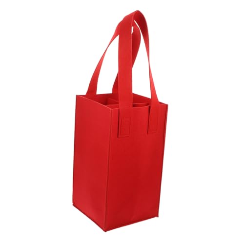 Homoyoyo Filz Weinflaschentasche Flaschenträger Geschenktüte Rotweintasche Wiederverwendbar Weinbeutel Lagerungstasche Schutz Für Weinflasche von Homoyoyo