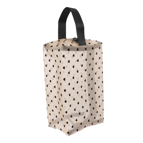 Homoyoyo Kleine Kosmetiktasche 1Stück Transparente Toiletry Lagerungstasche Make Up Tasche für Reisen Kompakte Aufbewahrung für Damen und Herren mit Robustem Reißverschluss von Homoyoyo