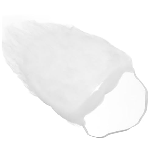Homoyoyo 1Stück Weihnachtsmann Perücke für Weihnachtsauftritte Verstellbar Wiederverwendbar Weiß Requisite für Weihnachtskostüme Cosplay von Homoyoyo