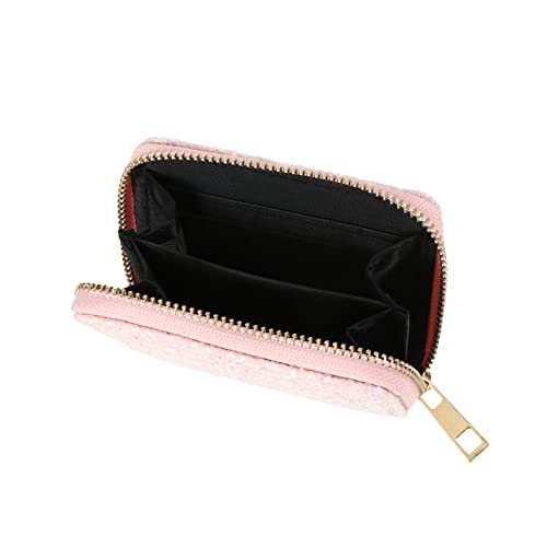 Homoyoyo Kleine Damen Geldbörse Pu- Zipper Münzbeutel Portemonnaie Für Karten Münzen Und Schlüssel Stilvolles Accessoire Für Frauen Für Alltag Und Unterwegs von Homoyoyo