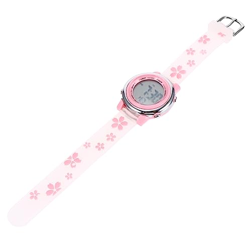 Homoyoyo 1stück wasserdichte Cartoon Kinderuhr Elektronische Armbanduhr Für Mädchen Mit Blumenmuster Robuste Und Langlebige Digitale Uhr Für Zeitlernen Und Spielspaß von Homoyoyo