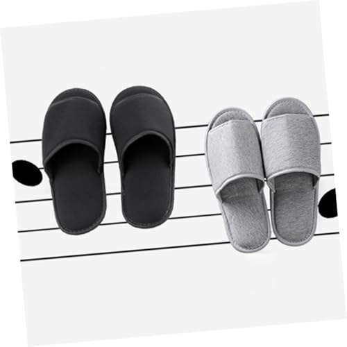Homoyoyo 2 Paare Reise hausschuhe Faltbar Leicht Atmungsaktiv Hautfreundlich für Damen und Herren Tragbare Wiederverwendbare Hotel Indoor slipper Bequem für Urlaub Spa und Lange Flugreisen von Homoyoyo