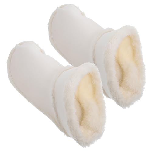 Homoyoyo 2 Paare Warme Abnehmbare Clog Schuh Einlegesohlen aus Weichem Plüsch und Baumwolle Waschbare Langlebige Innenfutter für Herren und Damen Angenehmer Komfort für Herbst und Winter von Homoyoyo