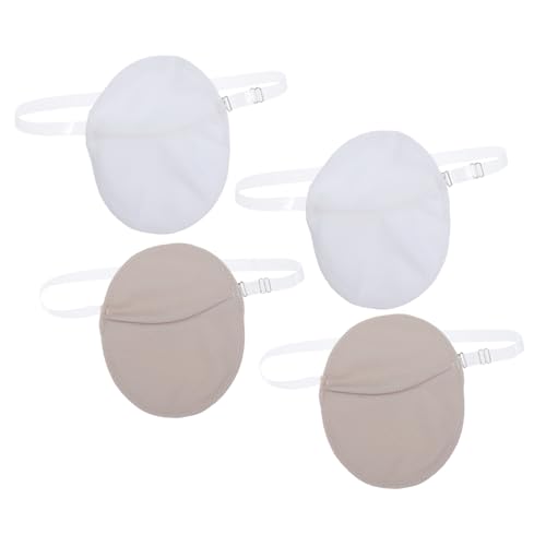 Homoyoyo 2 Paare Waschbare Achselpads mit Wasserfestem Atmungsaktivem Material und Rutsch Schulterband Wiederverwendbare Schweißabsorber für Damen und Herren Schweißfreie Unterarm von Homoyoyo