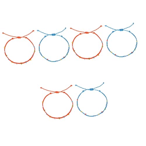 Homoyoyo 2 Sätze Bohemian Fußkettchen Für Damen Handgefertigte Mehrlagige Farbenfrohe Anklett Mit Stilvollen Perlen Robustem Design Für Einen Einzigartigen Look Hohen 2 Stücke * 2 von Homoyoyo