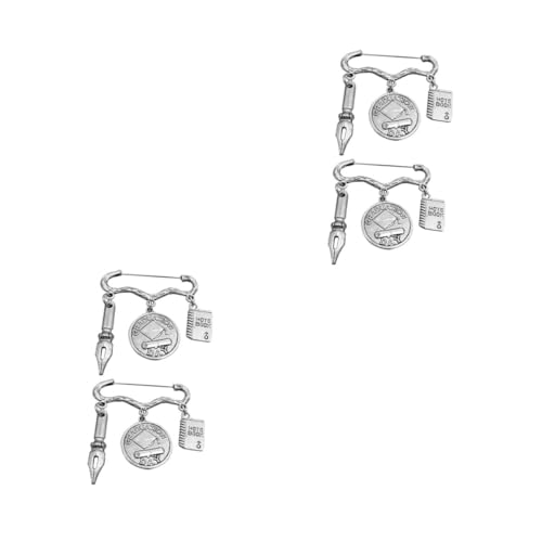 Homoyoyo 2 Sätze Brosche Zum Gedenken An Den Abschluss Kleiderstift Broschennadel Für Kleidung Graduierungsbrosche Kleid Brosche Abschlussbrosche Pin 2 Stücke * 2 von Homoyoyo