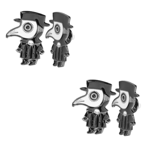 Homoyoyo 2 Sätze Broschen Doctor Anstecknadeln Schickes Bekleidungs Accessoire Für Hüte Kleidung Schals Hochwertige Vielseitige Dekoration 2 Stück * 2 von Homoyoyo