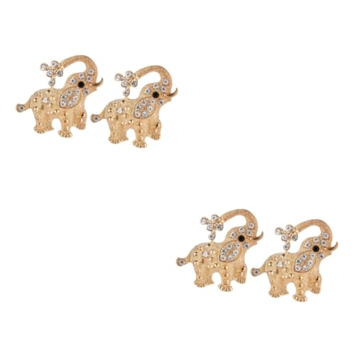 Homoyoyo 2 Sätze Elefantenbrosche Teiliges Stilvolle Brosche Schal Buckle Kreatives Design Für Frauen Für Kleider Taschen Schals Muttertag 2 Stück * 2 von Homoyoyo