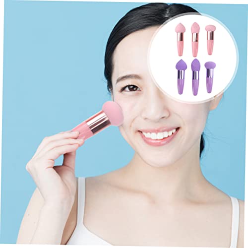 Homoyoyo 2 Sätze Handheld Beauty Pen Teilig mit Face Powder Sponges für Natürliches Foundation Make Up Leicht zu Greifen Makeup Gadget für Mädchen Teiliges von Homoyoyo