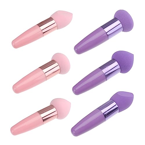 Homoyoyo 2 Sätze Make Up Stiftset mit Multifunktionalen Beauty Schwämmen für Foundation Lidschatten und Tägliche Anwendungen Pinker und Ausführung von Homoyoyo