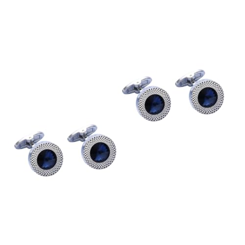 Homoyoyo 2 Sätze Manschettenknöpfe Für Herren Stilvolle Hemd Manschetten Schmuckstücke Für Formelle Anlässe Hochzeiten Besondere Feierlichkeiten 2 Stück * 2 von Homoyoyo