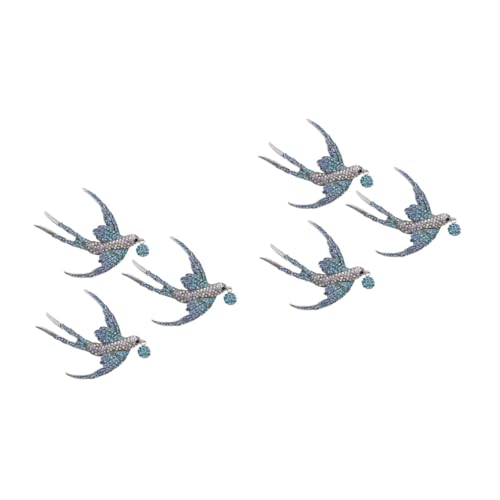 Homoyoyo 2 Sätze Schwalbenbroschen Für Damen Schmuckaccessoires Für Partys Hochzeiten Broschen Langlebigem Material Vielseitig Einsetzbar Für Kleidung Taschen Hüte 3 Stücke * 2 von Homoyoyo