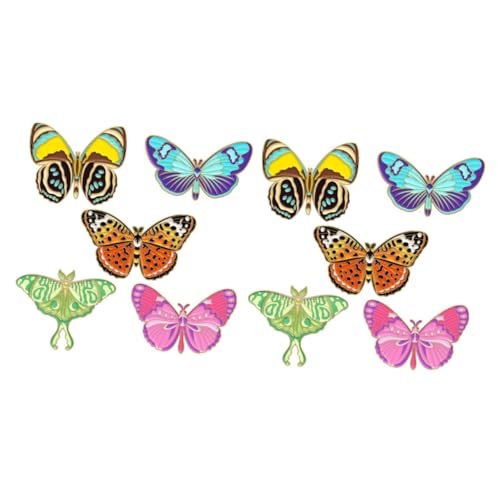 Homoyoyo 2 Sätze Teiliges Emaillierte Broschen Dekorative Pins Für Rucksäcke Kleidung Für Einzigartige Accessoires Mit Kreativem Design Leicht Anzubringen 5 Stück * 2 von Homoyoyo