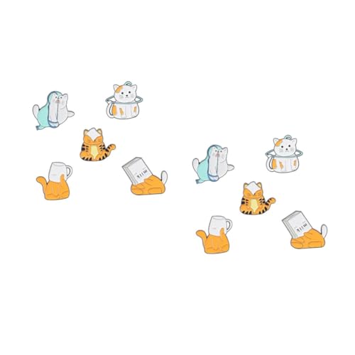 Homoyoyo 2 Sätze Teiliges Kreative Cartoon Tier Anstecknadeln Für Kleidung Rucksäcke Hüte Niedliche Tier Broschen Mit Einzigartigem Design Für Freunde Familie 5 Stück * 2 von Homoyoyo
