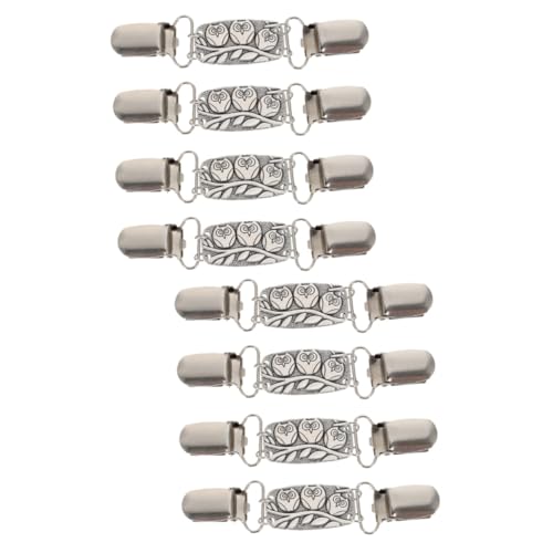 Homoyoyo 2 Sätze Vintage Muster Cardigan Clips Schal Pullover Clip Broschen Für Damen Robuste Schmuckstücke 4 Stück * 2 von Homoyoyo