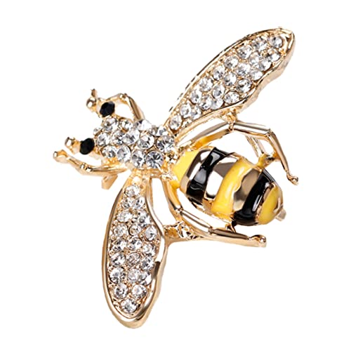 Homoyoyo 2 Stck. Bienenförmiger Anstecker mit Funkelndem Eleganter Brosche für Anzüge Modisches Kleidung Accessoire für Partys Besondere Anlässe von Homoyoyo