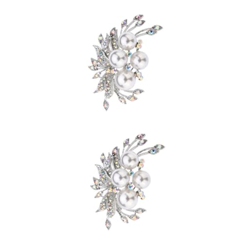 Homoyoyo 2 Stck. Brosche mit Kreatives Design für Abendkleider Accessoire für Damen für Hochzeiten Valentinstag Besondere Anlässe von Homoyoyo